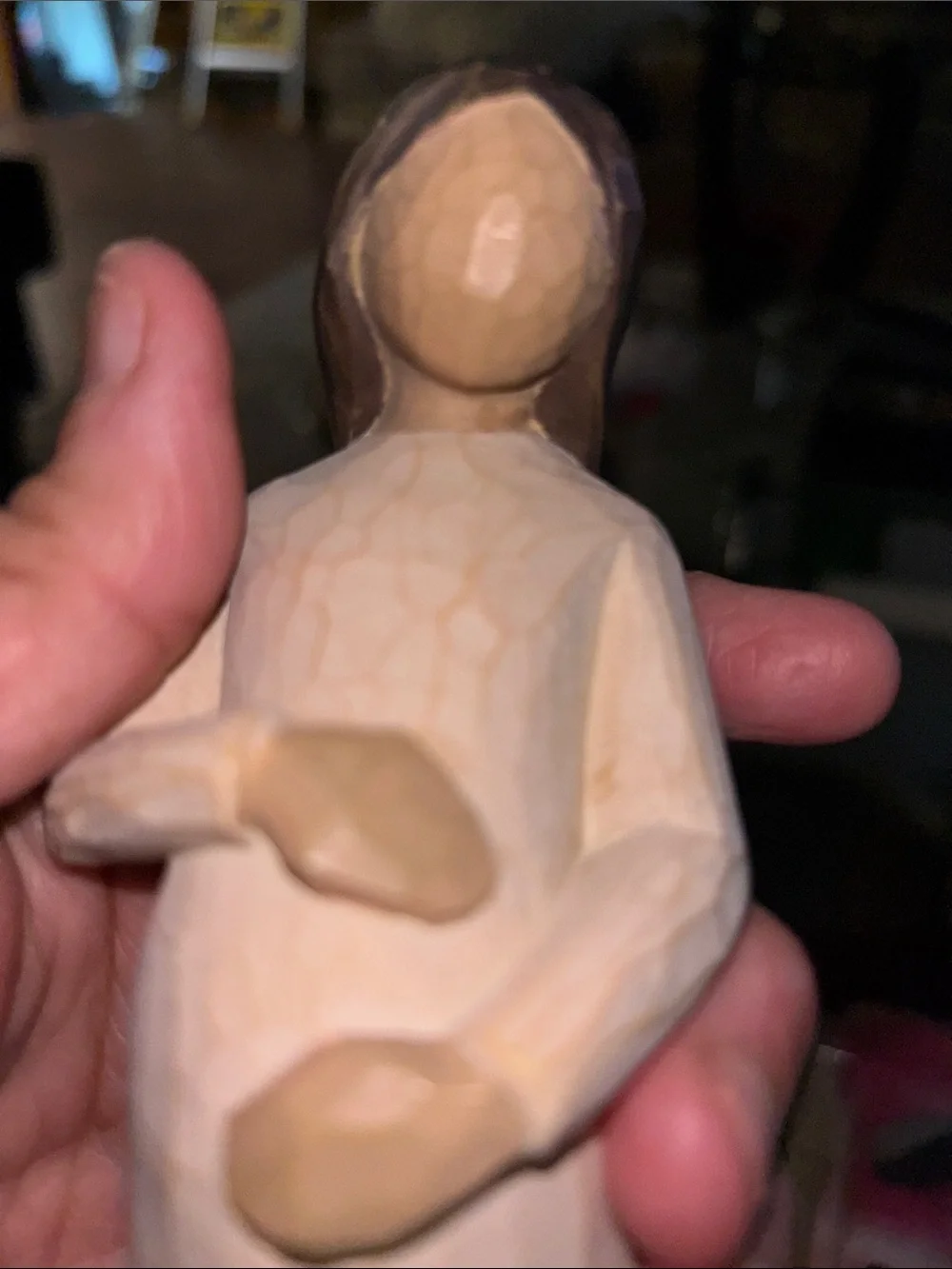 Willow Tree Cream and Tan Carved Figurine